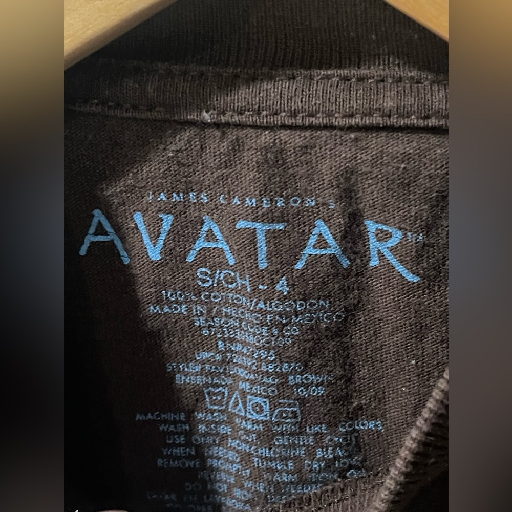 Vintage 2009 Avatar Movie Battle Banshees‎ Merch Shirt 4T - Picture 3 of 5